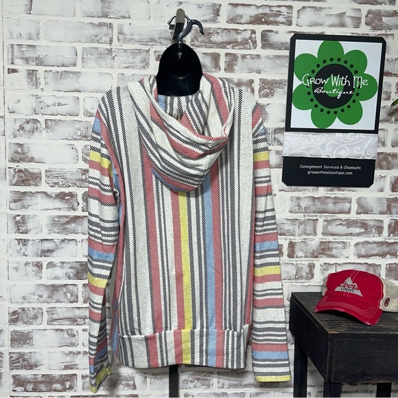 Red and Tan Trucker Hat with Mesh Back colors light - Picture 5 of 5